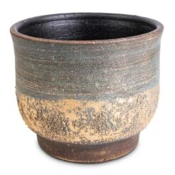 Aico Plant Pot - Shiny Blue