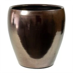 Amora Plant Pot - Black Gold