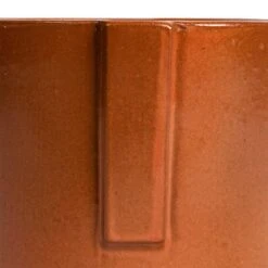 Aries Handles Plant Pot - Bright Rust -Hortology Shop Aries Handles Plant Pot Bright Rust
