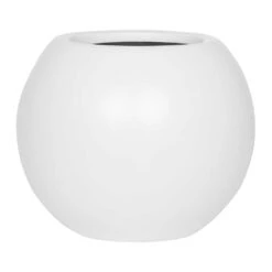 Beth Essentials Ball Plant Pot - Matt White -Hortology Shop Beth Ball Plant Pot Matt White Medium