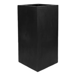 Bouvy Natural Planter - Black -Hortology Shop Bouvy Natural Planter Black 40x40x80cm