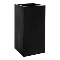 Bouvy Natural Planter - Black -Hortology Shop Bouvy Natural Planter Black 50x50x100cm