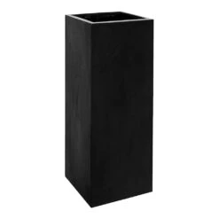Bouvy Natural Planter - Black -Hortology Shop Bouvy Natural Planter Black 50x50x120cm