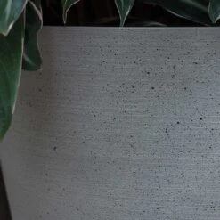 Bucket Refined Planter - Clouded Grey 9 Bucket Refined Planter - Clouded Grey -Hortology Shop Bucket Refined Planter Clouded Grey Textured Sandstone