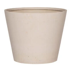 Bucket Refined Planter - Natural White -Hortology Shop Bucket Refined Planter Natural White 50x40cm