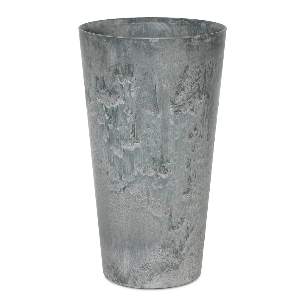 Claire Artstone Tall Planter - Grey 1 Claire Artstone Tall Planter - Grey