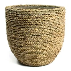 Cody Plant Pot - Straw Grass -Hortology Shop Cody Plant Pot Straw Grass 22cm