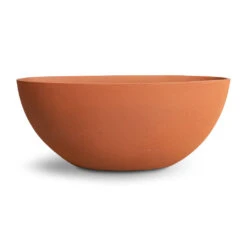 Dorant Refined Oval Plant Bowl - Canyon Orange -Hortology Shop Dorant Refined Oval Plant Bowl Canyon Orange 32x13.5x12.5cm