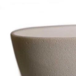 Dorant Refined Oval Plant Bowl - Natural White -Hortology Shop Dorant Refined Oval Plant Bowl Natural White Close