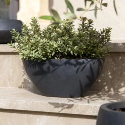 Dorant Natural Planter - Black -Hortology Shop DorantNaturalPlanter Black 2