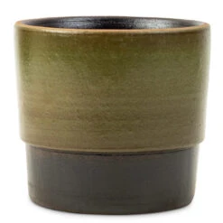 Erik Plant Pot - Dark Olive 14 Erik Plant Pot - Dark Olive -Hortology Shop Erik Plant Pot Olive 14x12cm
