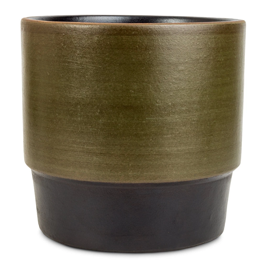 Erik Plant Pot - Dark Olive 1 Erik Plant Pot - Dark Olive