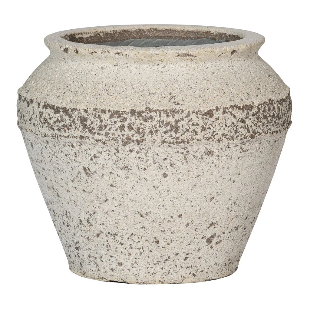 Eros Mediterranean Planter - Chalk White 1 Eros Mediterranean Planter - Chalk White
