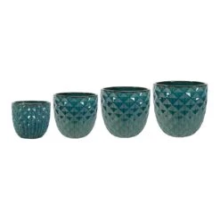 Felix Planters - Set Of 4 - Ocean Blue 11 Felix Planters - Set Of 4 - Ocean Blue -Hortology Shop Felix Planters Set4 Ocean Blue