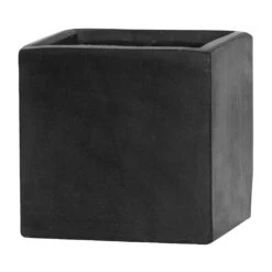 Fleur Natural Planter - Black -Hortology Shop Fleur Natural Planter Black 15x15x15cm