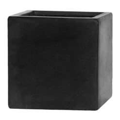 Fleur Natural Planter - Black -Hortology Shop Fleur Natural Planter Black 20x20x20cm