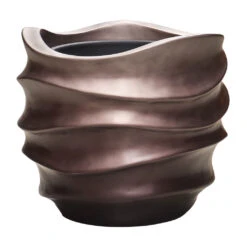 Gradient Lee Couple Planter - Matt Coffee -Hortology Shop Gradient Lee Couple Planter Matt Coffee 61x49cm