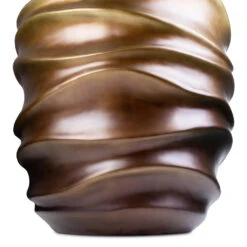 Gradient Lee Partner Planter - Matt Honey -Hortology Shop Gradient Lee Partner Planter Matt Honey SWATCH 2