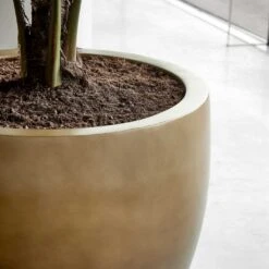 Gradient Balloon Planter - Matt Honey -Hortology Shop Gradient Planter Matt Honey 1