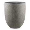 Grigio Tall Egg Pot Planter - Natural Concrete