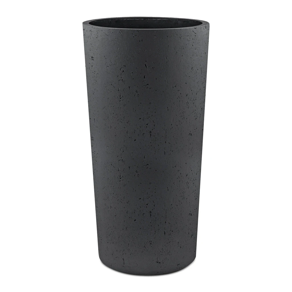 Grigio Tall Vase Planter - Anthracite Concrete 1 Grigio Tall Vase Planter - Anthracite Concrete