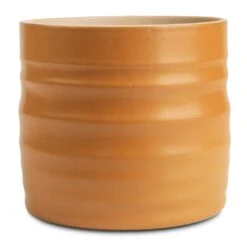 Hadleigh Plant Pot - Amber 12 Hadleigh Plant Pot - Amber -Hortology Shop Hadleigh Plant Pot Amber 14x13cm