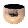 Hammered Bowl - Copper With Black