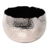 Hammered Bowl - Nickel With Black