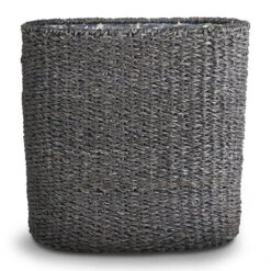 Isaac Plant Baskets - Set Of 3 - Oval - Black -Hortology Shop Isaac Plant Baskets Round Black A