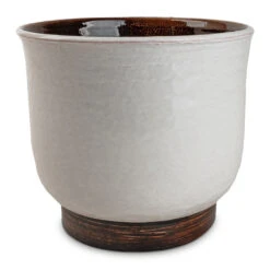 Jayla Plant Pot - White -Hortology Shop Jayla Plant Pot White 17x14cm