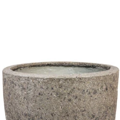 Jesslyn Cement & Stone Plant Pot - Granite Grey -Hortology Shop Jesslyn Cement Stone Plant Pot Granite Grey 33x29cm 2