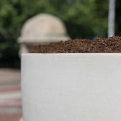 Jesslyn Refined Planter - Natural White -Hortology Shop Jesslyn Refined Planter Natural White Textures