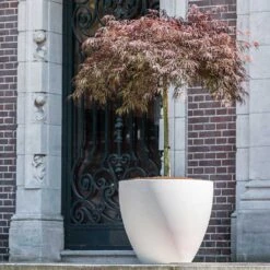 Jesslyn Refined Planter - Natural White -Hortology Shop Jesslyn Refined Planter Natural White Tree Planters
