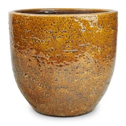 Jolin Plant Pot - Ochre -Hortology Shop Jolin Plant Pot Desert 24x23cm