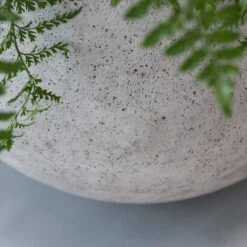 Jumbo Orb Planter - Stone Washed -Hortology Shop Jumbo Orb Planter Stone Washed Close Up Indoor