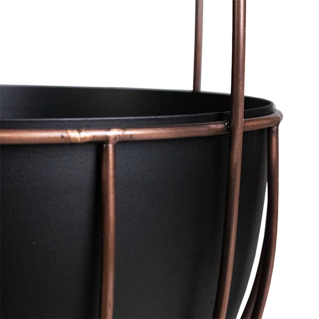 Kensington Tall Hanging Plant Pot - Copper 4 Kensington Tall Hanging Plant Pot - Copper - Image 4