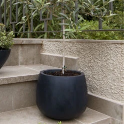Kevan Natural Planter - Black -Hortology Shop KevanNaturalPlanter Black 1