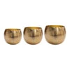 Kody Metal Plant Pots - Set Of 3 - Large - Gold