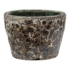 Lava Couple Straight Relic Planter - Black -Hortology Shop Lava Couple Straight Relic Planter Black Small