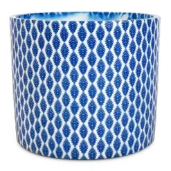 Lazzaro Plant Pot - Navy Garland -Hortology Shop Lazzaro Plant Pot Navy Garland 15x13cm