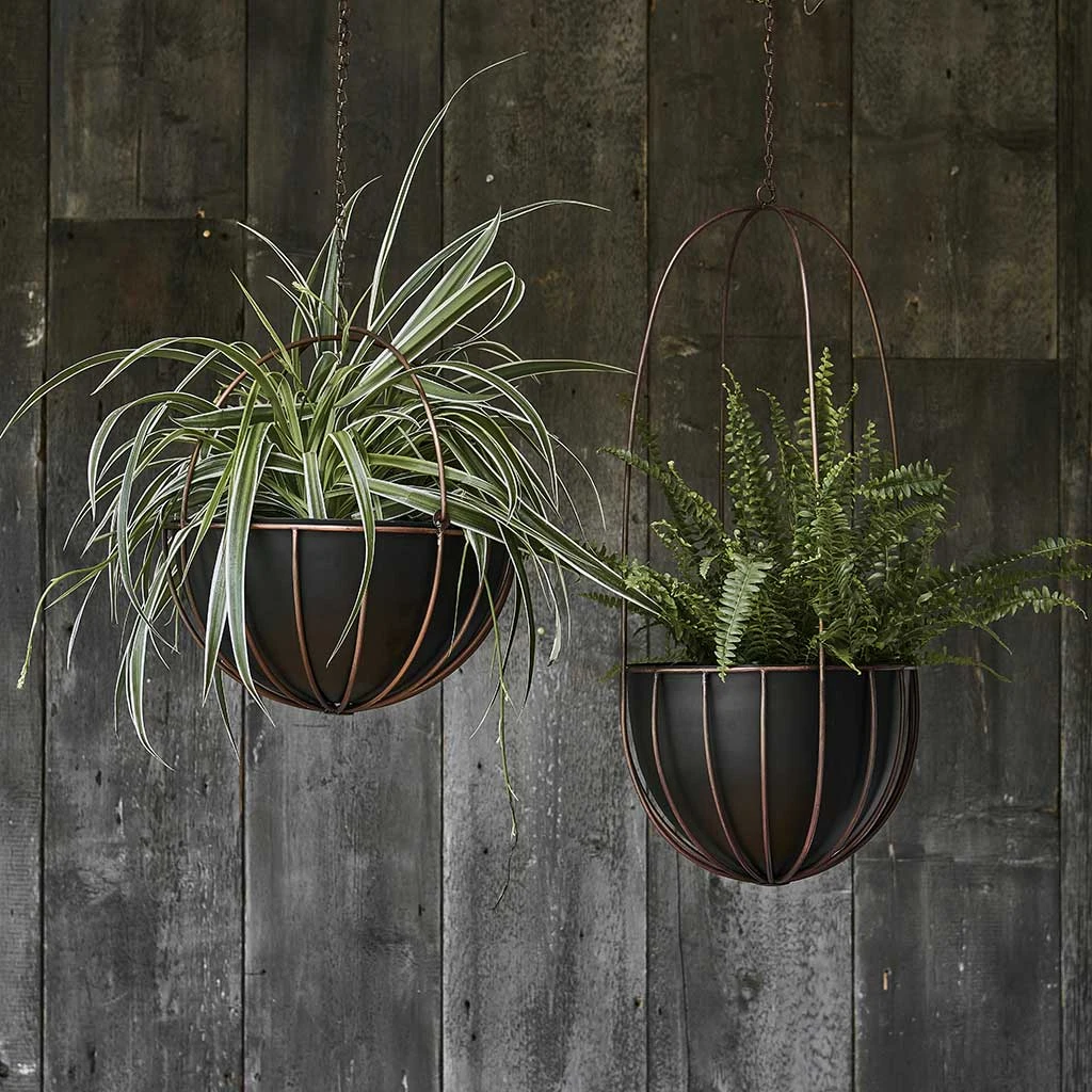 Kensington Tall Hanging Plant Pot - Copper 3 Kensington Tall Hanging Plant Pot - Copper - Image 3