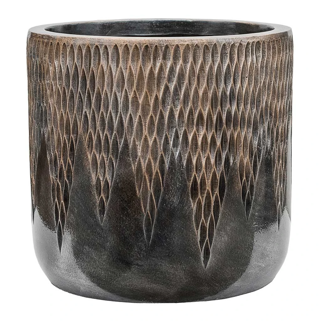 Luxe Lite Comet Cylinder Planter - Bronze 6 Luxe Lite Comet Cylinder Planter - Bronze - Image 6