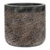 Luxe Lite Layer Cylinder Planter - Bronze