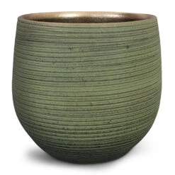 Lydia Plant Pot - Shiny Green -Hortology Shop Lydia Plant Pot Shiny Green 31x28cm.psd