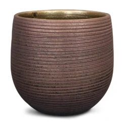 Lydia Plant Pot - Shiny Purple -Hortology Shop Lydia Plant Pot Shiny Purple 22x20cm