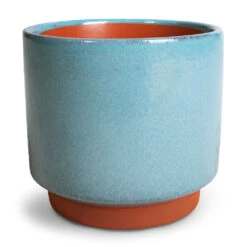 Malibu Plant Pot - Blue -Hortology Shop Malibu Plant Pot Blue 14x13cm d9abc6bb fd9e 4ad9 8868 1023d2d2d4d8