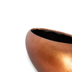 Metallic Boat Planter - Matt Copper -Hortology Shop Metallic Boat Planter Matt Copper SWATCH 3