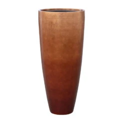 Metallic Partner Planter - Matt Copper -Hortology Shop Metallic Partner Planter Matt Copper 40x90cm