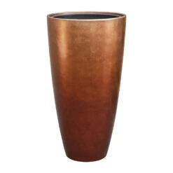 Metallic Partner Planter - Matt Copper -Hortology Shop Metallic Partner Planter Matt Copper 49x90cm