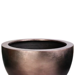 Metallic Plant Bowl - Matt Coffee -Hortology Shop Metallic Plant Bowl Matt Coffee SWATCH 3